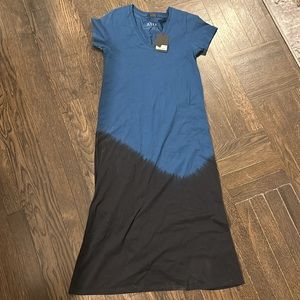 ATM Anthony Thomas Melillo - Blue and Black Dress - New with Tags - Extra Small